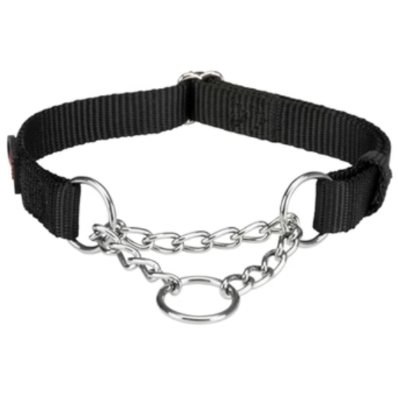 Hundehalsband Premium Anti-Zug Schwarz